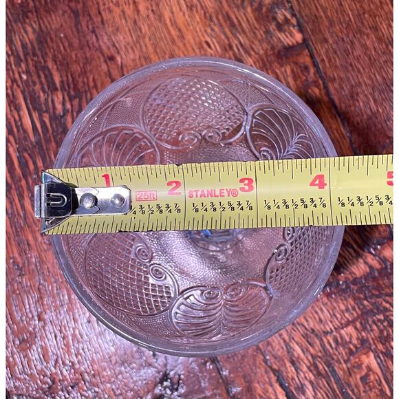 Vintage Pattern Glass Buttermilk Goblet, Sugar Bowl, Set of 3, Various Patterns - Picture 10 of 13